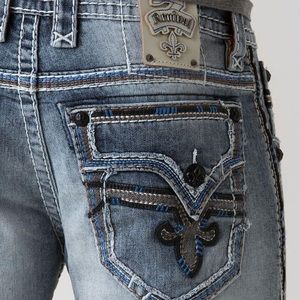 Rock Revival Pevey Slim Boot Jean EUC